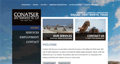 Desktop Screenshot of conatsersiteservicestx.com